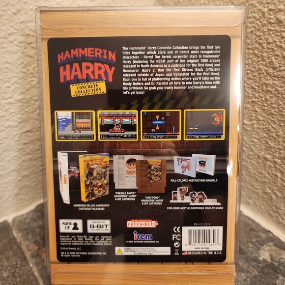 Game - Hammerin' Harry: Concrete Collection (NEW) - NES - Retro-bit - Picture 3 of 6